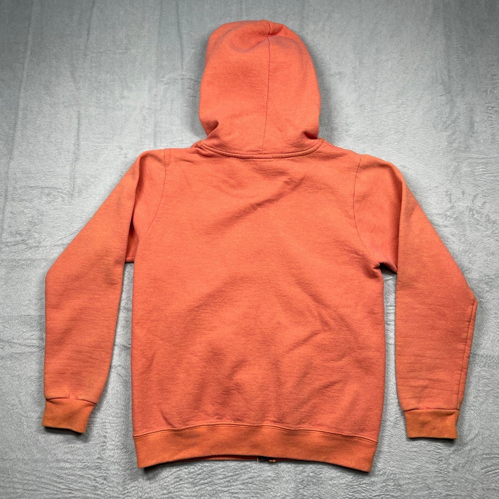 Gildan Full Zip Hoodie Womens Small Orange Alaska Moose Graphic Heavy Blend - Picture 10 of 10
